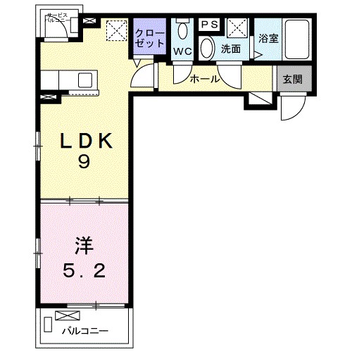 コンヴァージ岸部 間取り