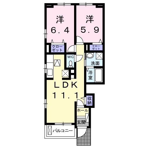 クローバーハウス 間取り