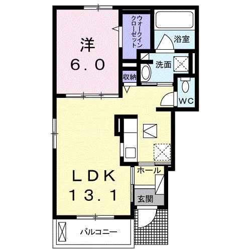 クレスト菱木Ⅱ 間取り