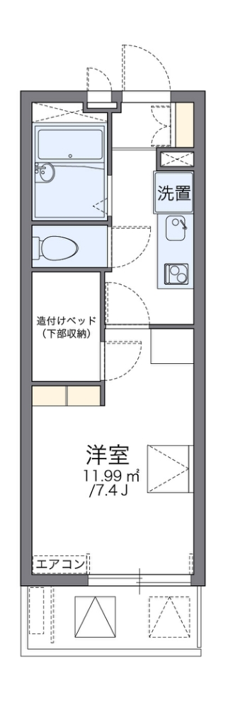 レオパレスドリームハウス枚方 間取り