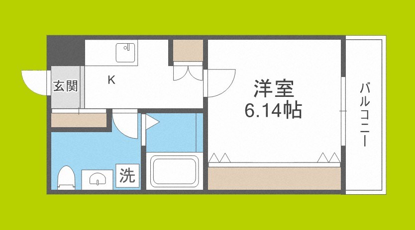 ブライト東住吉 間取り