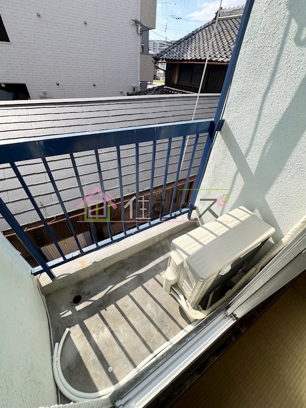 ハイツ公園南B棟 ベランダ