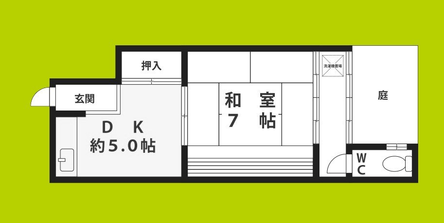 御幣島２丁目貸家 間取り