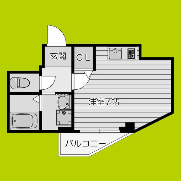 アムズコート勝山 間取り