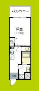 シティアリーナ阿波座西 間取り
