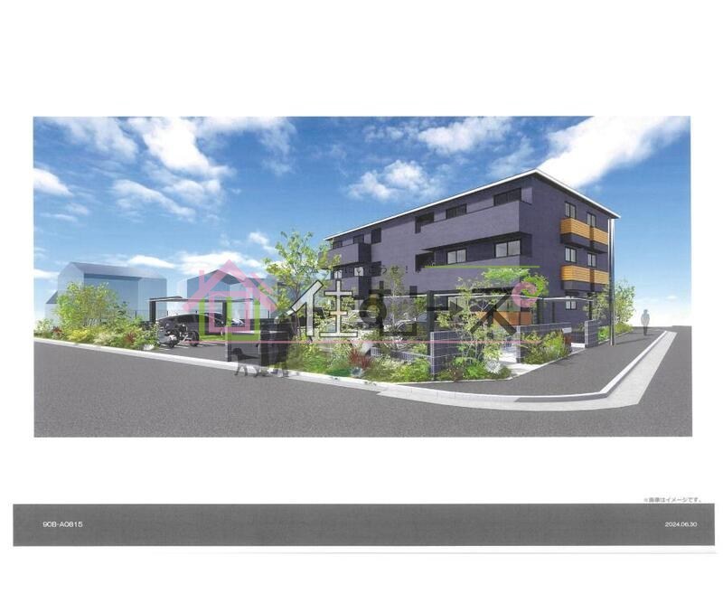 （仮称）尼崎市大庄中通１丁目賃貸住宅　新築工事 玄関