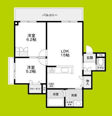 （仮称）尼崎市大庄中通１丁目賃貸住宅　新築工事 間取り