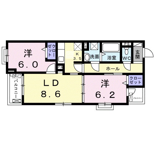 グッドリバーＡ 間取り