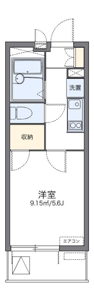 レオパレスナニワシティー 間取り