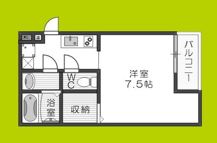 CASA南巽EAST 間取り