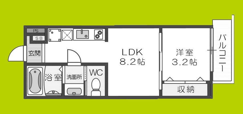 CASA南巽WEST 間取り