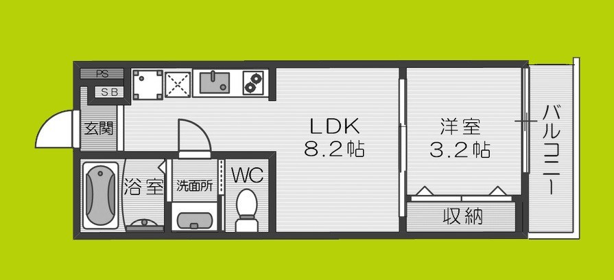 CASA南巽WEST 間取り