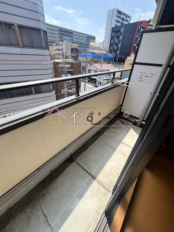 木津川TSマンション ベランダ