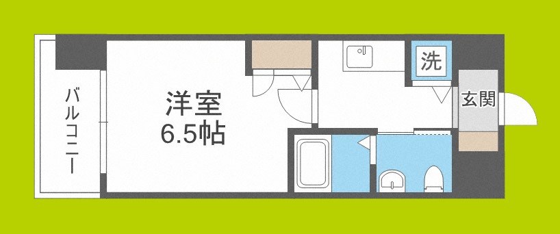 エスリード谷町六丁目 間取り
