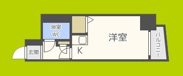 大国町青山ビル 間取り