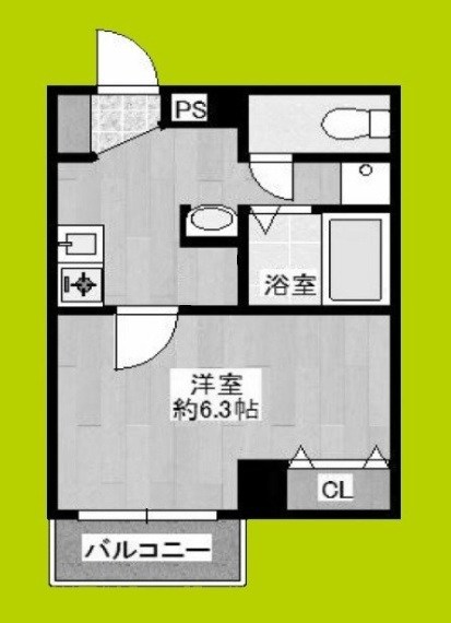 みおつくし東なんば 間取り