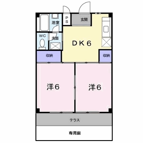 ハイツ田中２ 間取り