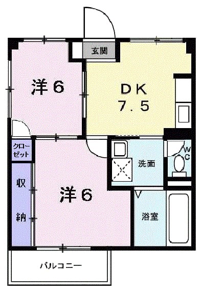 グランツオカモトⅤ 間取り