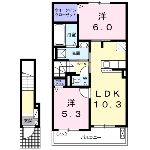 モデルヌ　ユイット 間取り