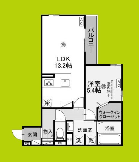 スペチアーレ赤川 間取り