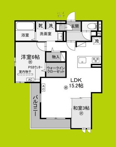 スペチアーレ赤川 間取り