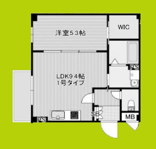 仮称）東大阪市長堂1丁目アパート 間取り