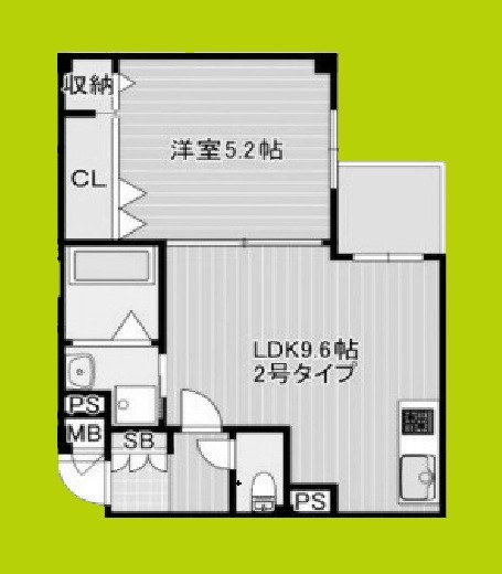 仮称）東大阪市長堂1丁目アパート 間取り