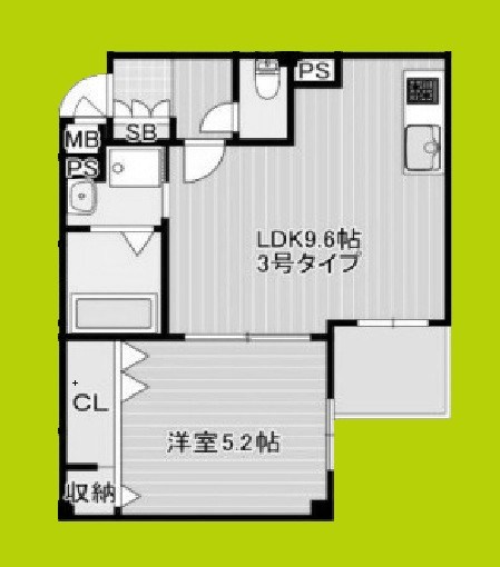仮称）東大阪市長堂1丁目アパート 間取り