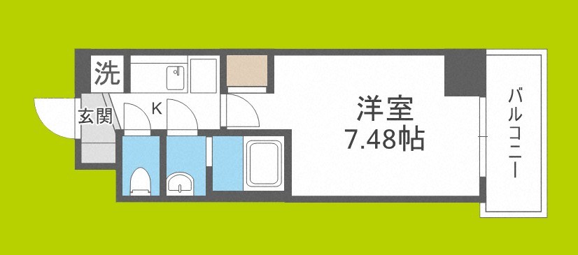 グランパシフィック玉出 間取り
