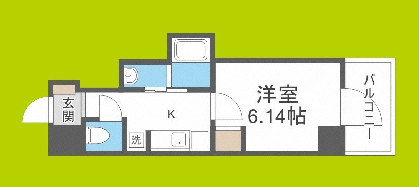 グランパシフィック玉出 間取り