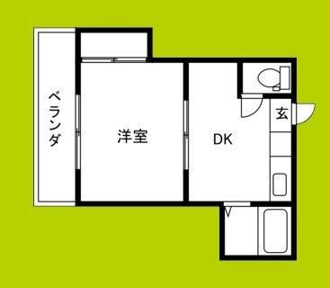 大道ハイツ 間取り