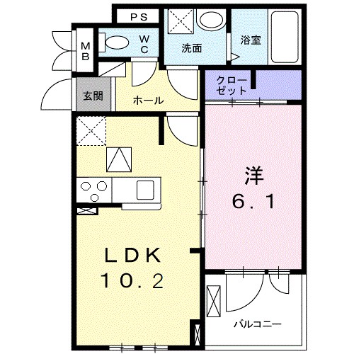 フラワータウン　ジャスミン 間取り