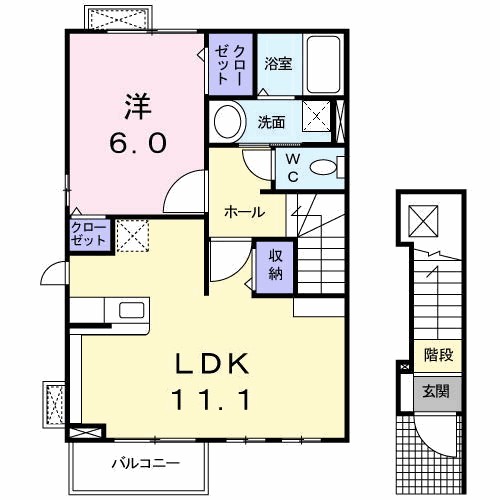 カンファー　ローレルⅡ 間取り