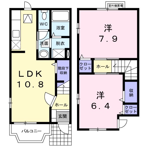 ソレビューフランⅡ 間取り