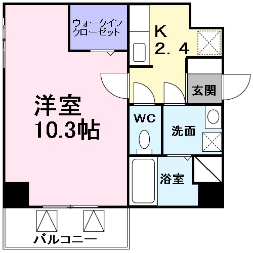 メゾン・フロールＩＭＡＫＵＢＯ 間取り