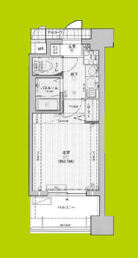 エステムコート大阪城北　天満の杜 間取り