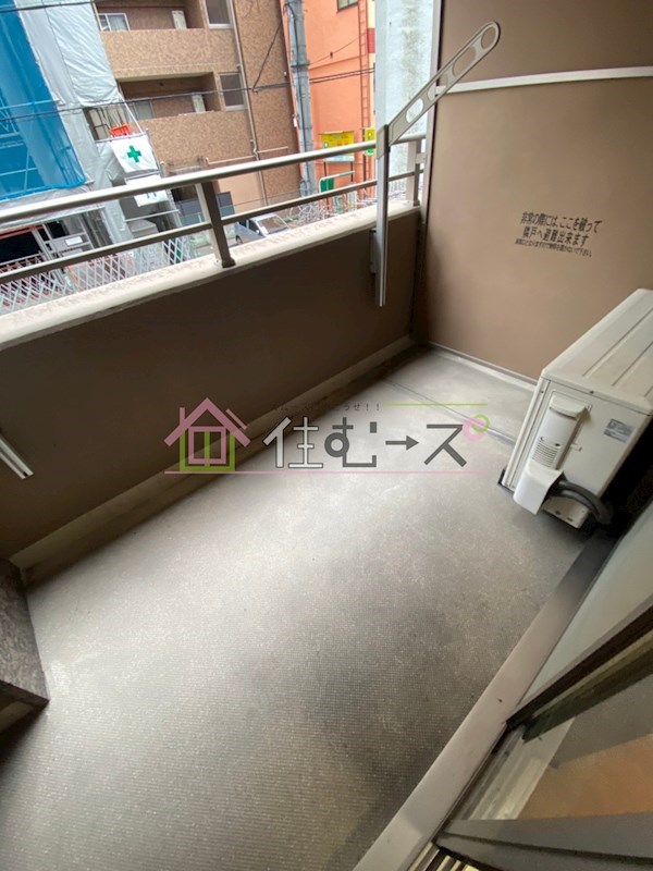 エステムコート大阪城北　天満の杜 ベランダ