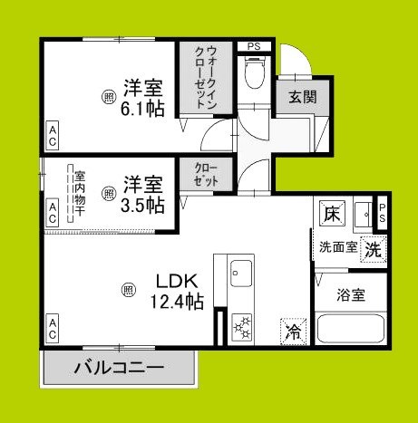 ネオ・ハイツ 間取り