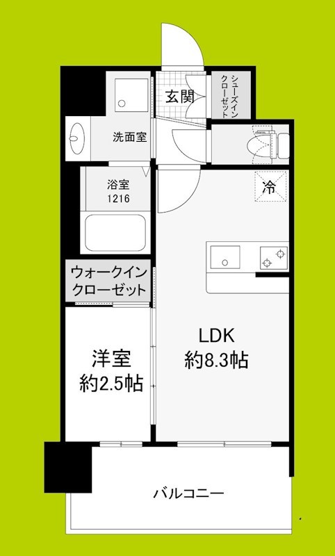 セレニテ江坂エクラ 間取り