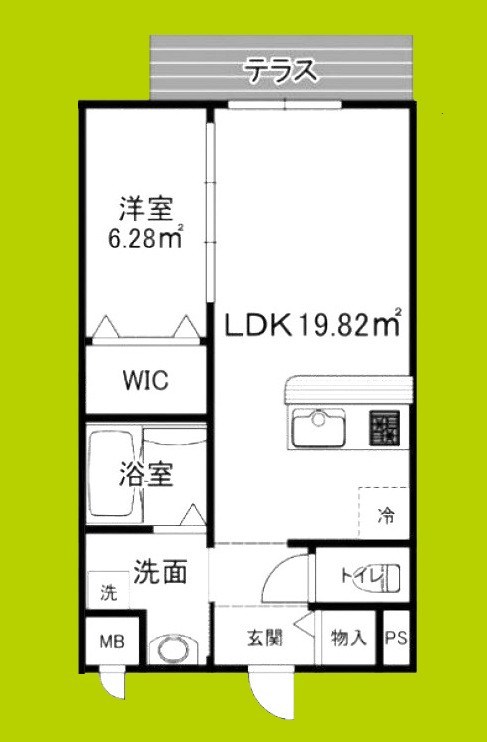 フェリーチェラテ 間取り