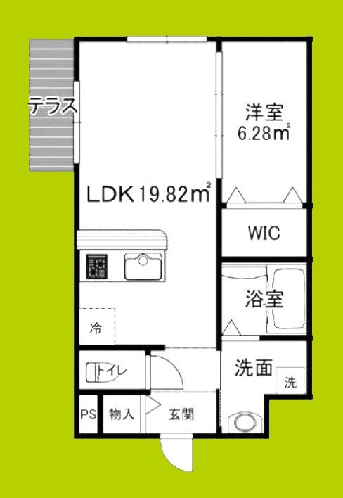 フェリーチェラテ 間取り
