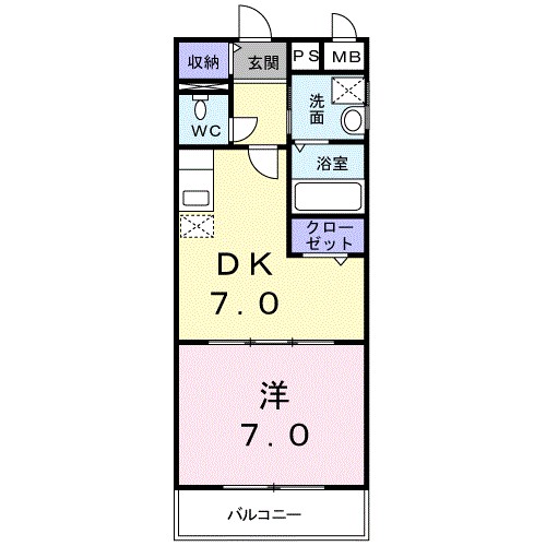 コージーコート加美 間取り