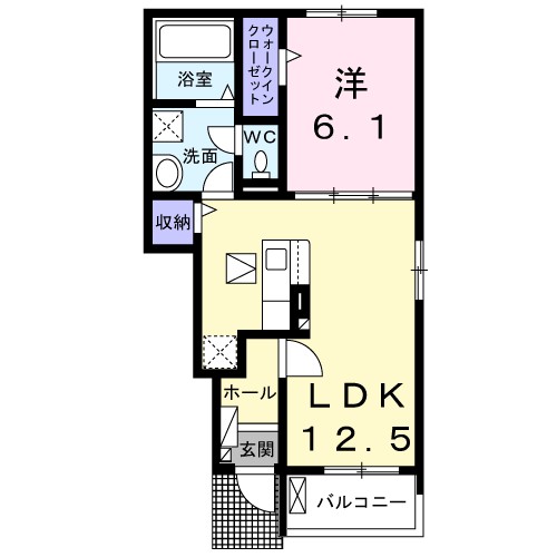 リバーサイド北園 間取り