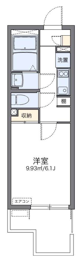 レオネクストラ　メイジュ天神橋 間取り