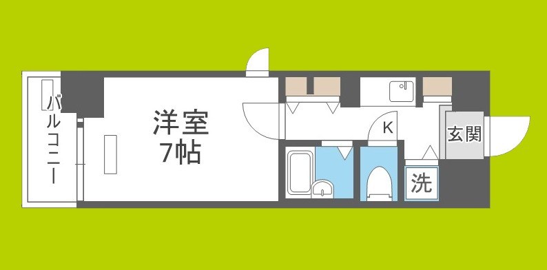 プレサンス中之島公園南 間取り
