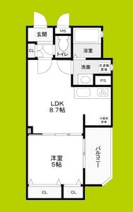 フォレストクリエオーレ中川 間取り