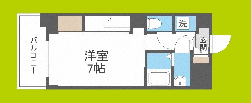 ジュネーゼグラン上本町 間取り