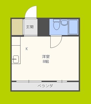 五條コーポ 間取り