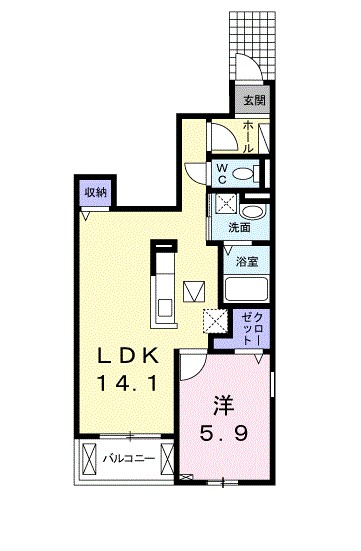 モンターナ　Ⅲ番館 間取り