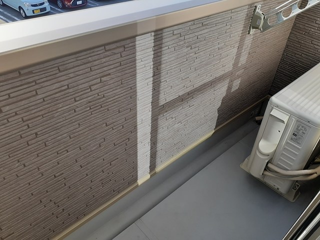 ホメ　ミノアカ ベランダ